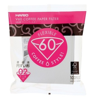 Hario filtry papierowe V60-02, 100 szt.