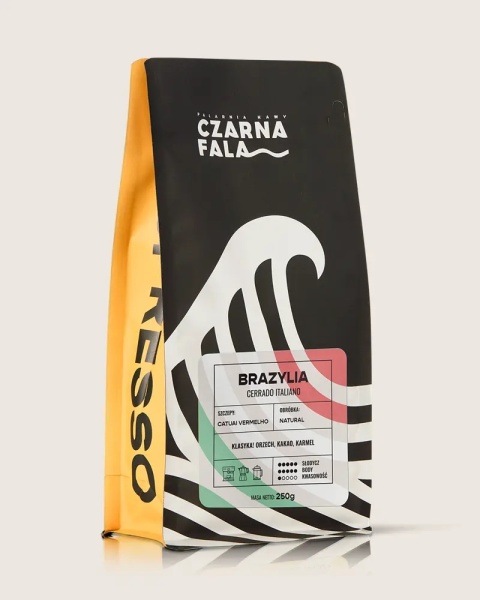 kawa Czarna Fala - Brazylia Cerrado Italiano - 250g