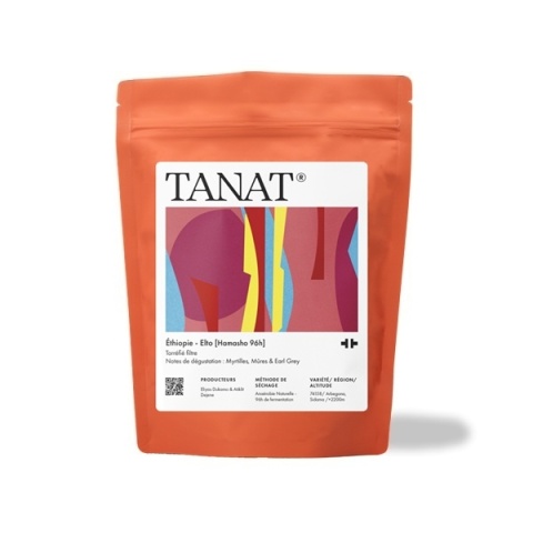 kawa TANAT Coffee - Etiopia Elto [Hamasho 96h] - 200g