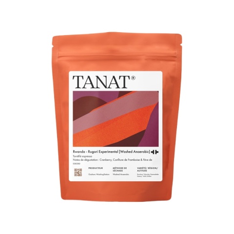 TANAT Coffee - Rwanda Rugori, Experimental, Espresso - 200g