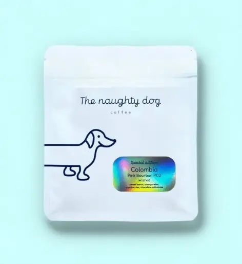 The Naughty Dog - Kolumbia, Pink Bourbon P02 - 200g