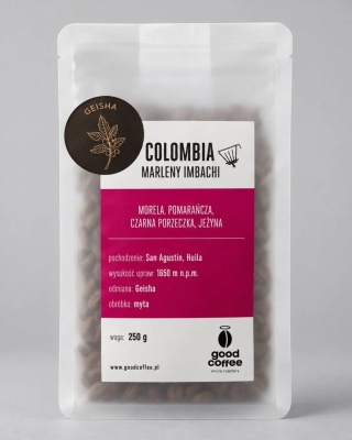 Good Coffee - Kolumbia Marleny Imbachi Geisha, Washed- 250g