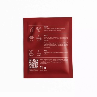 Klaro Coffee - Drip Bagi - Tanzania Sambewe - zestaw 8 szt