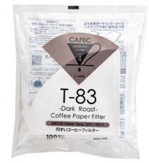 Cafec - Filtry papierowe Dark TH-2, cup4- 100 szt.